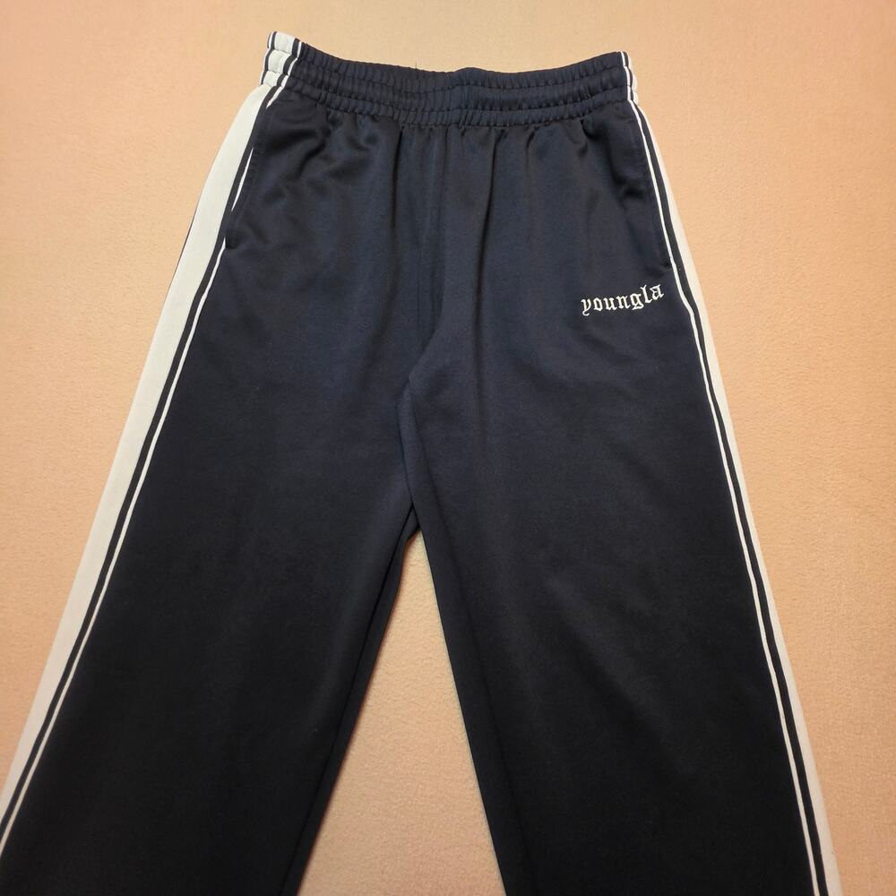 YoungLA 241 Tux Track Pants Black Sz Small Rare Discontinued Edition